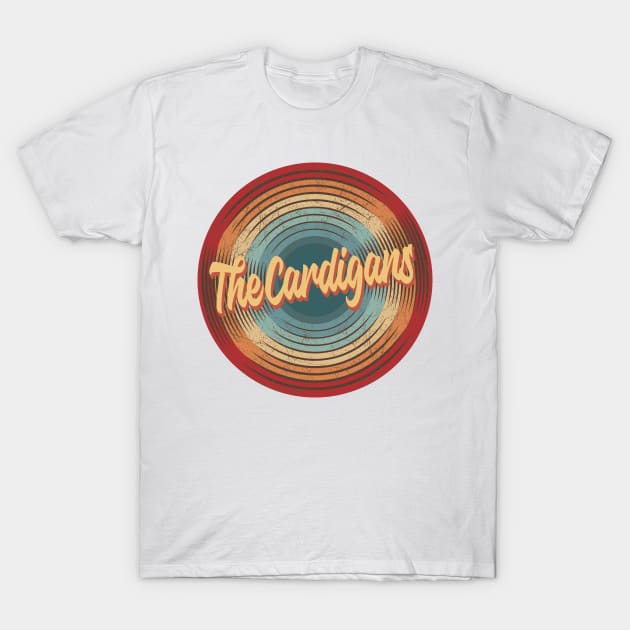 The Cardigans Vintage Ornament T-Shirt by musiconspiracy